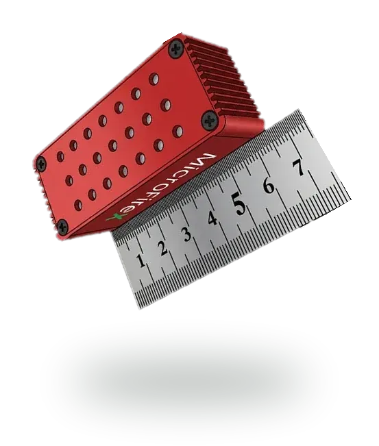MicroFireX product size comparison